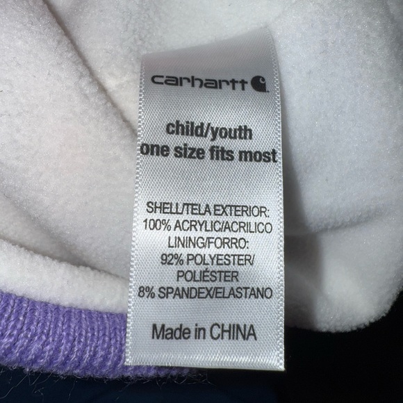 🧌Carhartt Multi Stripe Fleece Lined Beanie Hat - Picture 3 of 11